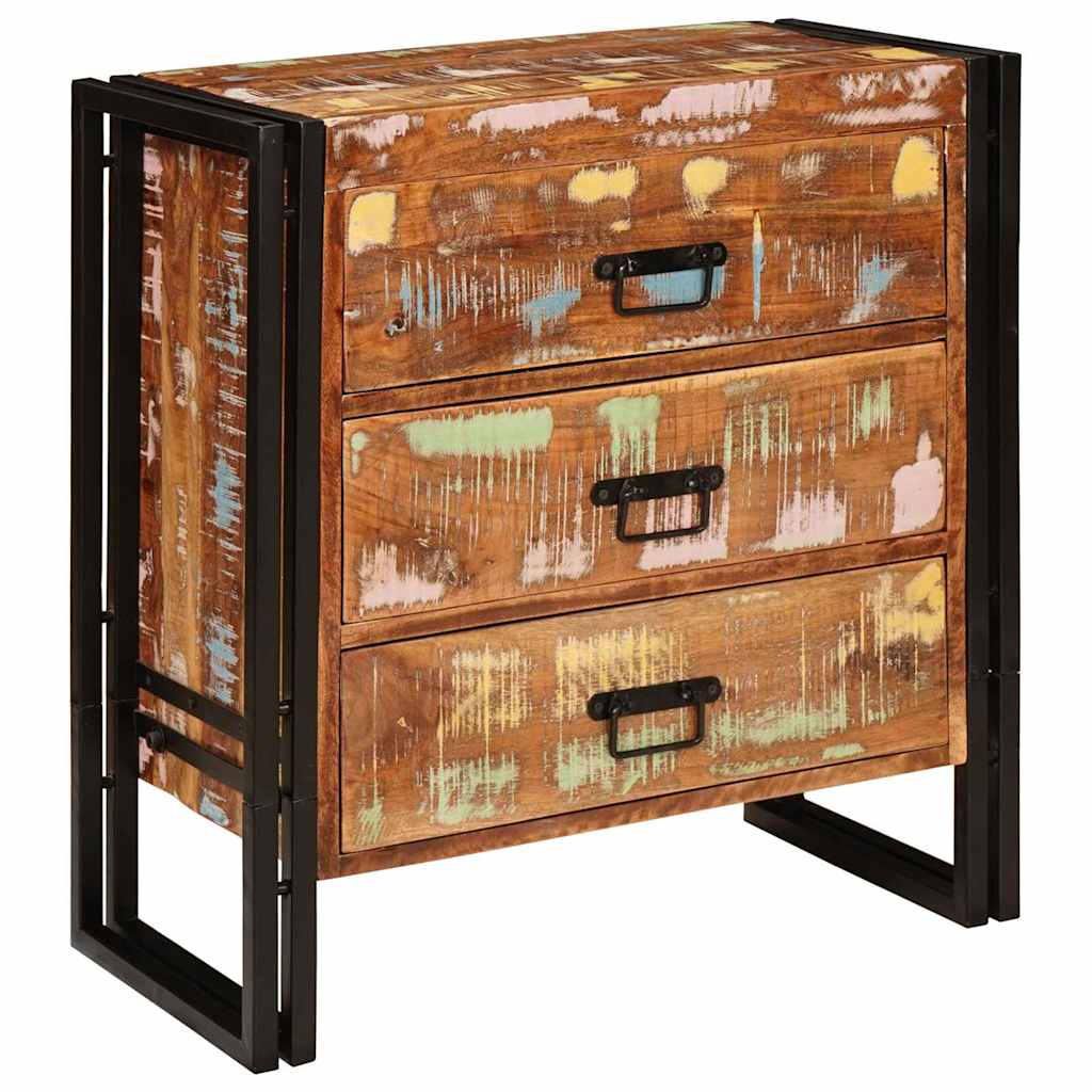 Sideboard Braun 66 x 33 x 70 cm recyceltes Massivholz